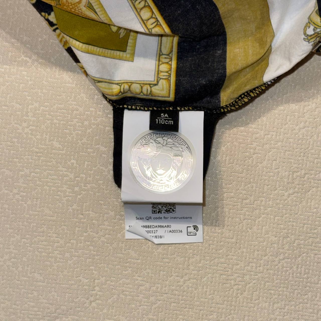 Versace Kids T-Shirt and Baroque Print Skirt Dress